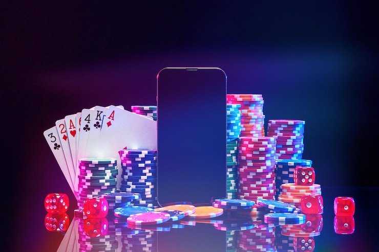 Pengguna membaca panduan melalui mobile